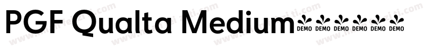 PGF Qualta Medium字体转换